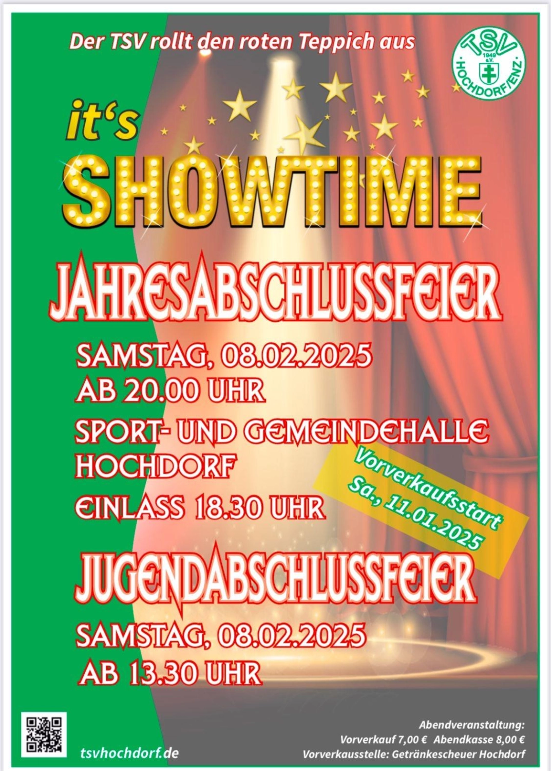 Tressa Arts & Entertainment School, Aktuelles Tanzevent
